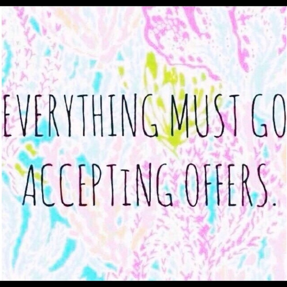 Cleaning out my closet! Open to offers!